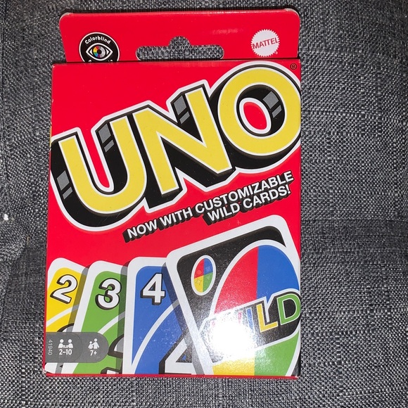 Mattel Other - NEW- Mattel UNO Card Game with Customizable Wild Cards. 4/$20